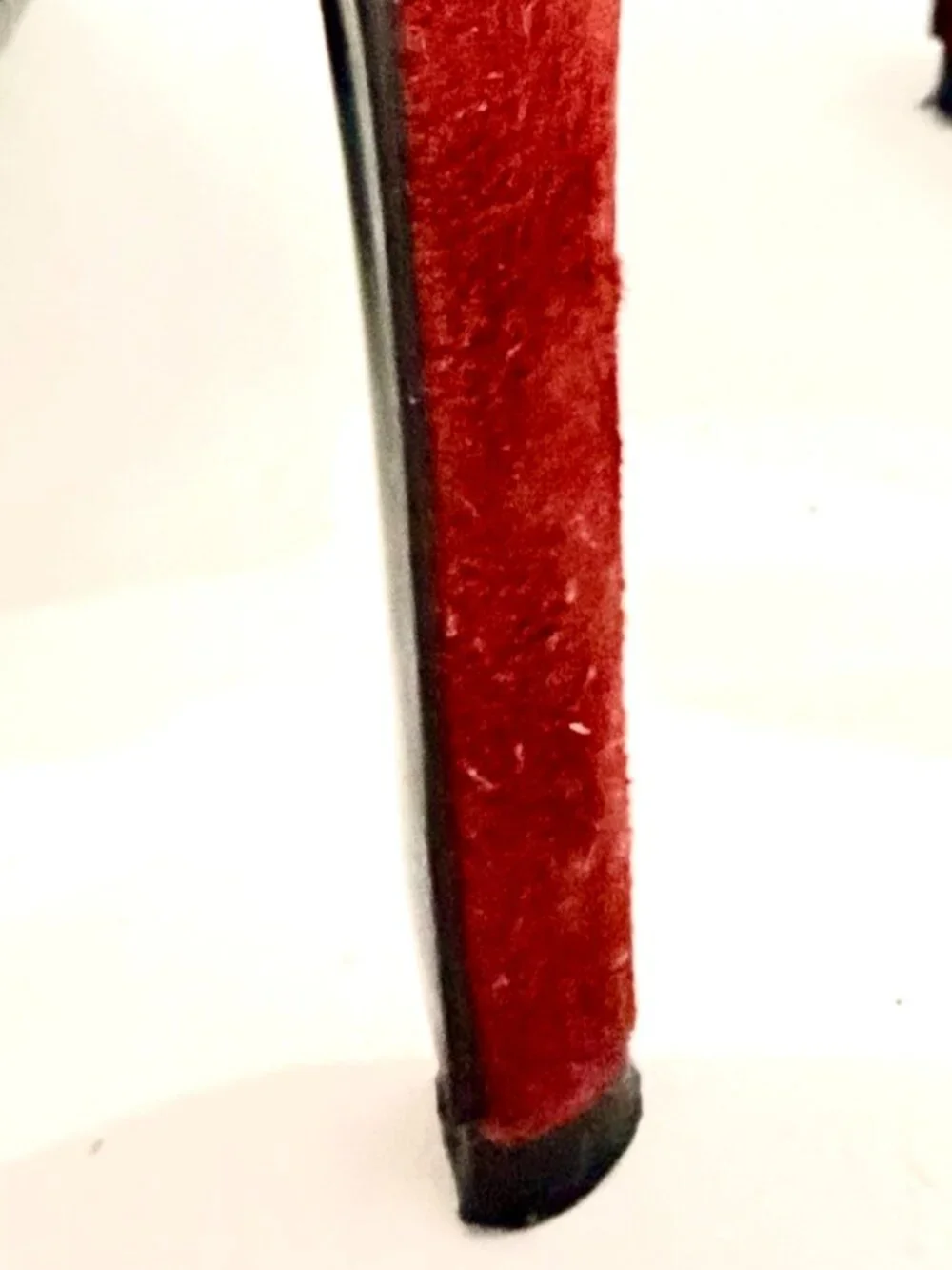 Guess By Marciano "Ramba" Red Suede Cutout Pump - Size 6-1/2 - Picture 7 of 11
